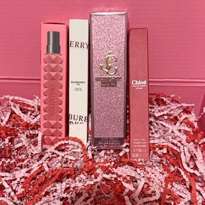 Valentino Burberry Jimmy Choo and Chloe travel bundle